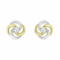 Boucles d’oreilles puce or, argent & clous d’oreille argent, or (14) - puces - edora - 2