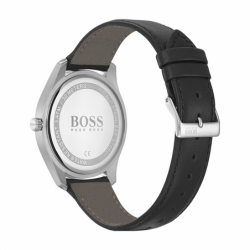 Montre homme boss cuir noir - montres - edora - 2