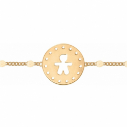 Selection bapteme edora - bracelets-plaque-or - edora - 2