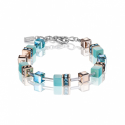 Bracelet femme cœur de lion geocube - bracelets-acier - edora - 0