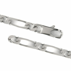 Bracelet gourmette identité argent 925/1000 argenté - gourmettes - edora - 2