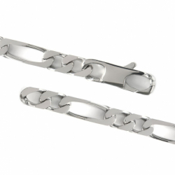 Bracelet gourmette identité argent 925/1000 argenté - bracelets-argent-925-1000 - edora - 2