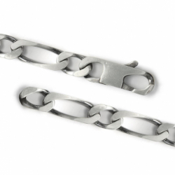 Bracelet gourmette identité argent 925/1000 argenté - gourmettes - edora - 2