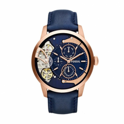 Montre homme FOSSIL TOWNSMAN Cuir Bleu