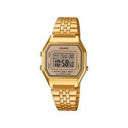 montre digitale CASIO VINTAGE ICONIC acier doré 