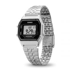 Montre casio vintage iconic acier argenté montre digitale homme, femme & enfant - edora - digitales - edora - 3