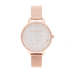 Montre femme olivia burton céleste acier doré rose - montres-femme - edora - 0