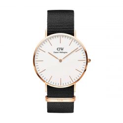 Montre homme daniel wellington classic cornwall nato noir  - montres-homme - edora - 0