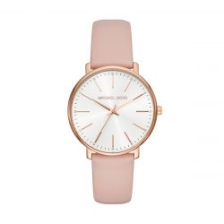 Montre femme michael kors pyper cuir rose - analogiques - edora - 0