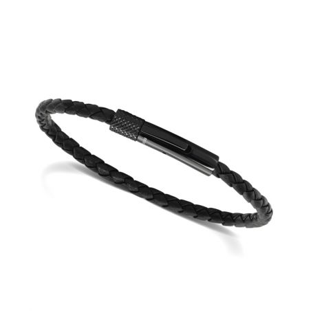 Bracelet or & argent, bracelet plaqué or, bracelet cuir & tissu (24) - bracelets-homme - edora - 2