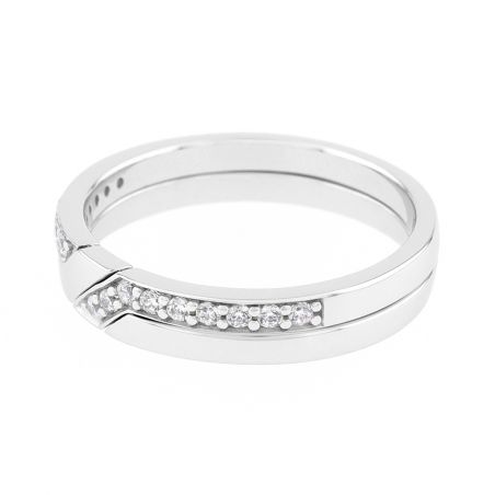 Bagues femme: diamant, bague argent, or & chevaliere femme (35) - alliances - edora - 2