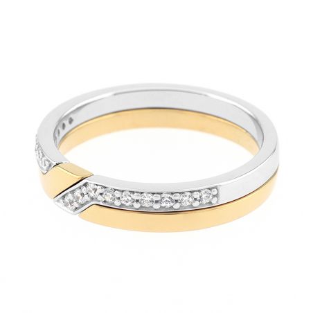 Bagues femme: diamant, bague argent, or & chevaliere femme (35) - alliances - edora - 2