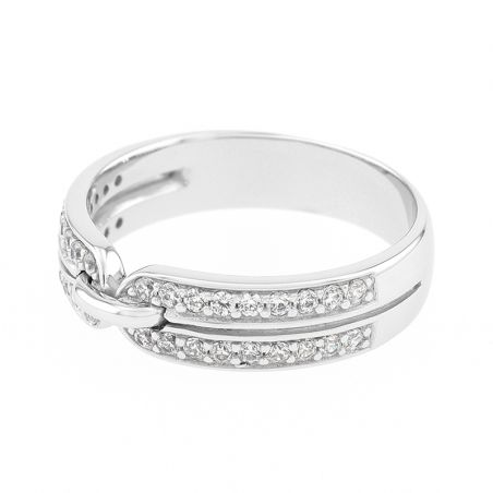 Bagues femme: diamant, bague argent, or & chevaliere femme (34) - alliances - edora - 2