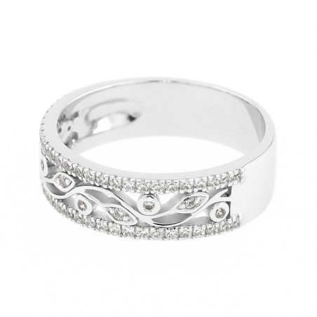 Bagues femme: diamant, bague argent, or & chevaliere femme (34) - alliances - edora - 2