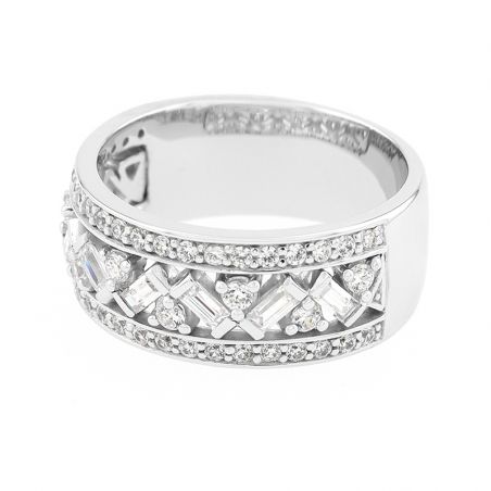 Bagues femme: diamant, bague argent, or & chevaliere femme (34) - alliances - edora - 2