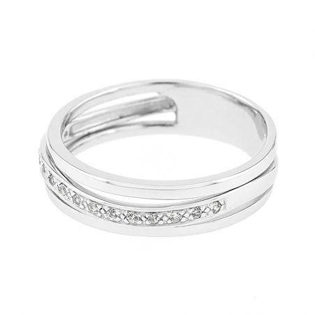 Bagues femme: diamant, bague argent, or & chevaliere femme (34) - alliances - edora - 2