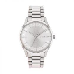 Montre femme calvin klein iconic bracelet acier argenté - montres-femme - edora - 0