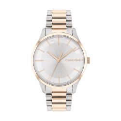 Montre femme calvin klein iconic acier bicolore - montres-femme - edora - 0