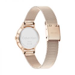 Montre femme calvin klein timeless 2h acier doré rose - montres-femme - edora - 2