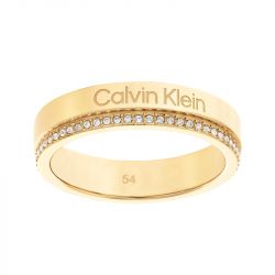 Bague Femme CALVIN KLEIN MINIMAL LINEAR Doré