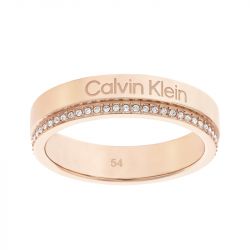 Bague Femme CALVIN KLEIN MINIMAL LINEAR Doré rose