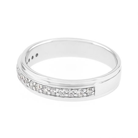 Bagues femme: diamant, bague argent, or & chevaliere femme (33) - alliances - edora - 2