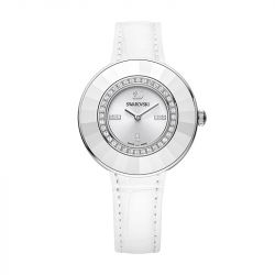 Montre Femme SWAROVSKI OCTEA DRESSY BLANC Cuir Blanc