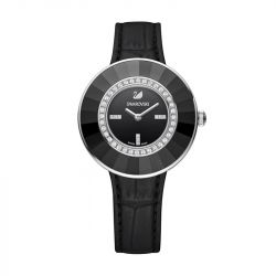 Montre Femme SWAROVSKI OCTEA DRESSY NOIR Cuir Noir