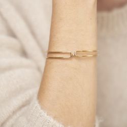Bracelet femme fossil wrist wrap sadie cuir marron - bracelets-femme - edora