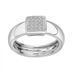 Bague femme edora argent 925/1000 et oxydes - bagues-femmes - edora - 0