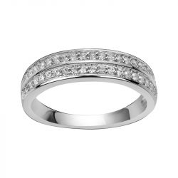 Bague femme empierrée edora argent 925/1000 et oxydes
 - bagues-femmes - edora - 0