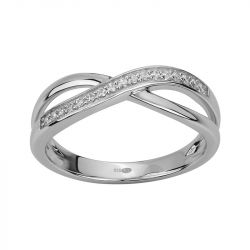 Bague femme edora argent 925/1000 et oxydes - bagues-femmes - edora - 0