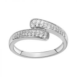 Bague femme empierrée edora argent 925/1000 et oxydes - bagues-femmes - edora - 0