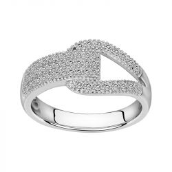 Bague femme empierrée edora argent 925/1000 et oxydes - bagues-femmes - edora - 0