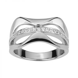 Bague femme edora argent 925/1000 et oxydes - bagues-femmes - edora - 0