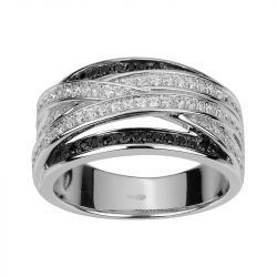 Bague femme edora argent 925/1000 et oxydes - bagues-femmes - edora - 0