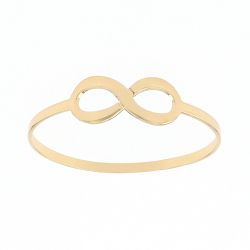 Bague femme signe infini edora or 375/1000 jaune edo9k11279 - bagues-femmes - edora - 0