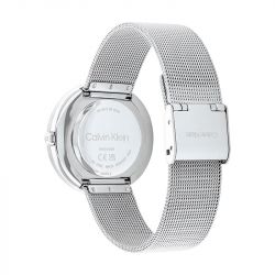 Montre femme sculptural calvin klein acier argenté 25200149 - montres-femme - edora - 2