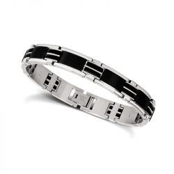 Bracelets homme: bracelet cuir, jonc, gourmette or ou argent (9) - bracelets-homme - edora - 2