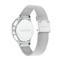 Montre femme automatique timeless auto calvin klein acier blanc 25200121 - automatiques - edora - 2