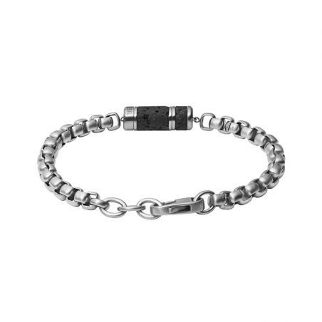 Bracelet or & argent, bracelet plaqué or, bracelet cuir & tissu (26) - plus-de-bracelets-hommes - edora - 2