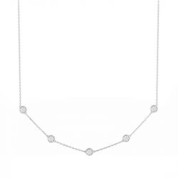 Collier femme edora argent 925/1000 argenté et oxydes 70700670 - colliers-femme - edora - 0