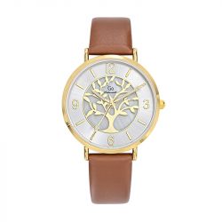 Montre femme go girl only cuir brun - montres-femme - edora - 0