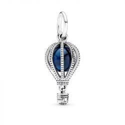 Charm femme pandora voyage montgolfiÈre bleu argent 925/1000 - charms - edora - 0