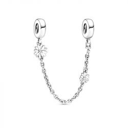 Charm femme pandora  chaÎne de confort marguerite argent 925/1000 - accueil - edora - 0