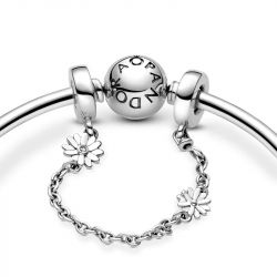 Charm femme pandora  chaÎne de confort marguerite argent 925/1000 - accueil - edora - 1