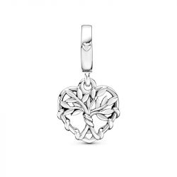 Charm femme pandora pendant arbre de vie cŒur argent 925/1000 - accueil - edora - 1