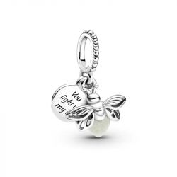 Charm femme pandora pendant luciole phosphorescente argent 925/1000 - accueil - edora - 0