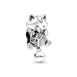 Charm femme pandora boule chaton & pelote de laine argent 925/1000 - charms - edora - 0