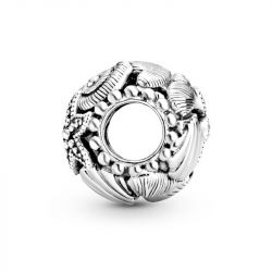 Charm femme pandora Étoile de mer, coquillages & cŒurs ajourÉ argent 925/1000 - charms - edora - 2